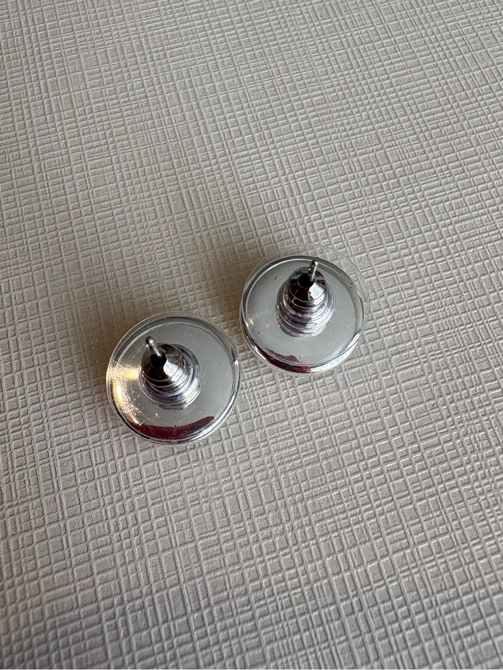 Silver Buc-ee’s Logo Stud Earrings - Picture 4 of 6